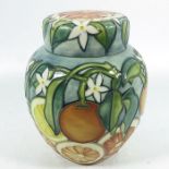 Jeanne McDougall for Moorcroft, a Florida ginger jar and cover