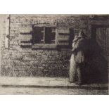 Leslie Moffat Ward (1888-1978) The Farewell, etching 12/16, signed and dated 1913 in plate, 12cm x 1