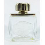 Lalique, a Lion pour Homme glass scent bottle