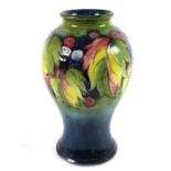 Walter Moorcroft, a Leaf and Berry vase