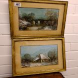 A pair of 19th Century paintings