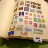 An international stamp album