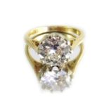 A diamond solitaire ring, approx. 1.9 carats