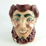 A Royal Doulton large character jug, Clown, auburn brown hair colourway, sample Royal Doulton marks