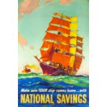 L A Wilcox, a National Savings poster