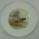 A Royal Worcester painted plate