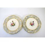 Two Rockingham plates, pattern 790X