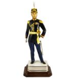 A Royal Worcester model of an Officer of the Palatine Guard
