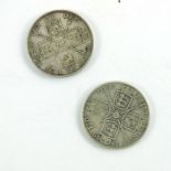 Victoria (1837-1901), two double florins, 1889 and 1890 (2)