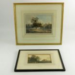 Attributed to John Varley (1778-1842), two watercolours