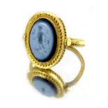 A Roman Nicolo intaglio ring