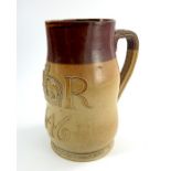 A Doulton Lambeth stoneware Leather Ware jug