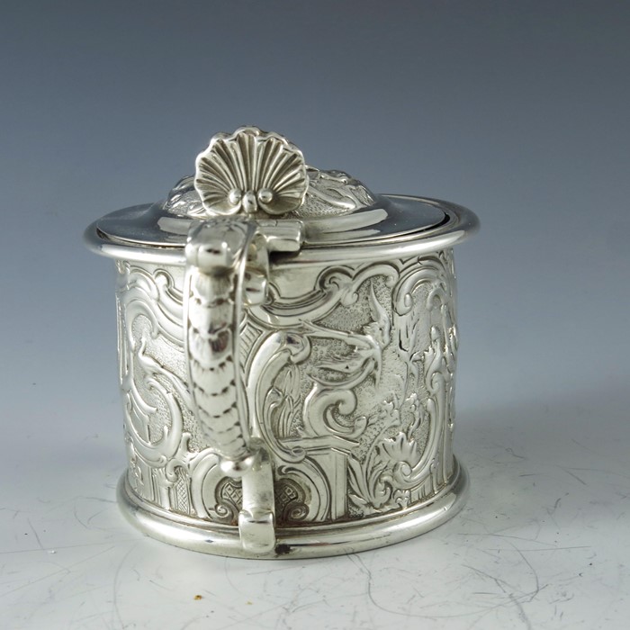 John Mitchell of Glasgow, Edinburgh 1826, a George IV Scottish silver mustard pot, cylindrical form, - Image 6 of 9