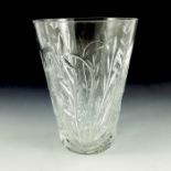 David Hammond for Thomas Webb, a cut glass vase