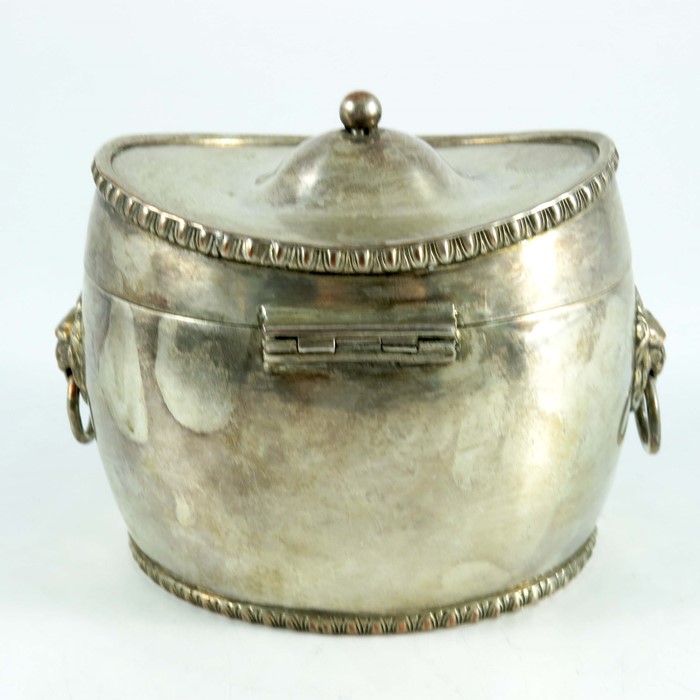 An Old Sheffield Plate tea caddy - Image 3 of 4