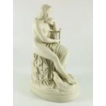 A Copeland Parian figure Lorelei or Lurline