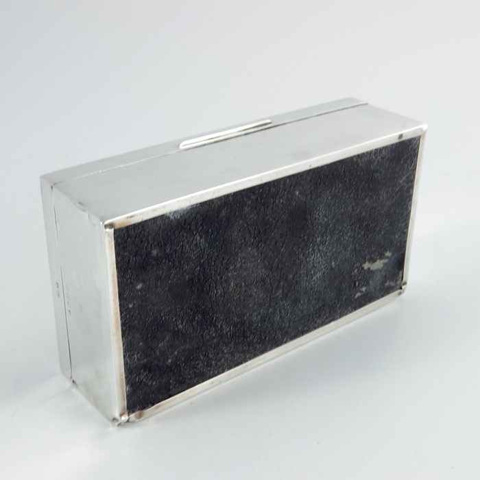 A George VI silver cigar box, Alfred Deeley - Image 3 of 4