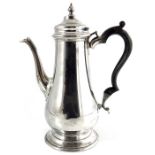 An Elizabeth II silver coffee pot, C J Vander