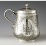 Henry Holland of Holland, Aldwinckle & Slater, London 1879, a Victorian silver pear shaped mustard p