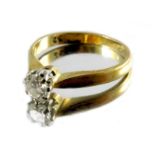 An 18 carat gold diamond solitaire ring