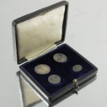 Edward VII silver Maundy coin set