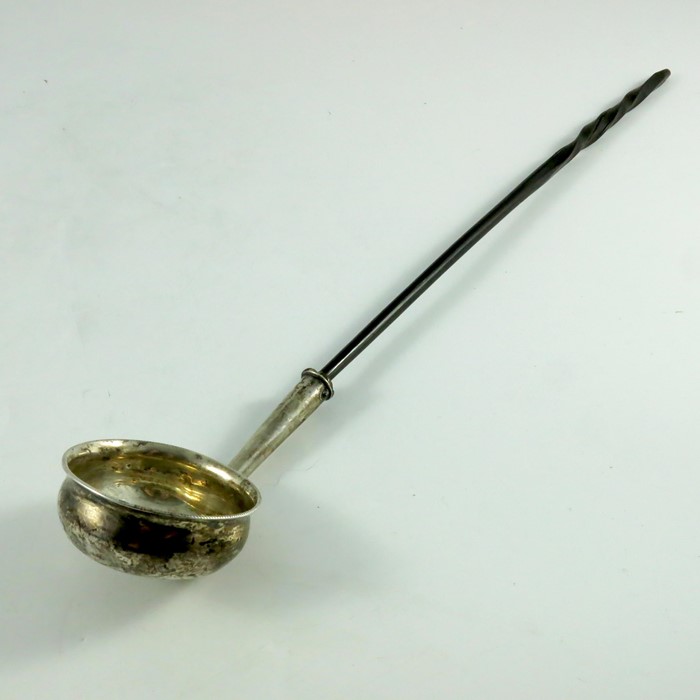 A George III Scottish Provinical silver toddy or punch ladle, Dumfries - Image 3 of 7