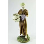 James Hadley for Royal Worcester, a water carrier figure,