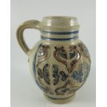 A 17th century stoneware jug