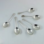 A set of six Elizabeth II silver soup spoons, James Dixon and Sons