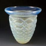 Rene Lalique, a Guirlandes glass vase,