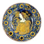 A Della Robbia art pottery dish, 1894