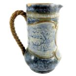 A Royal Doulton stoneware Nelson jug, circa 1905