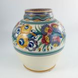 Carter, Stabler and Adams, a large Poole pottery XE pattern vase