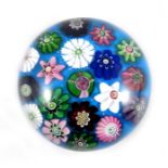 A Clichy glass cane work paperweight