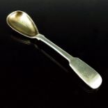 A George III Scottish Provincial silver egg spoon or mustard, William Simpson, Banff circa 1815, Fid