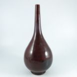 A Chinese Bottle vase Sang de Boeuf