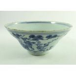 A Chinese blue and white bowl, Ming