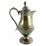 A George III Irish silver coffee pot, Matthew West, Dublin 1779
