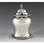 Peter Henderson Deere for Watherston, London 1899, a Victorian silver mustard pot, inverse baluster