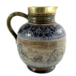 Hannah Barlow for Doulton Lambeth ,a stoneware jug