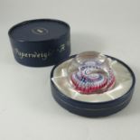 Geoffrey Baxter for Whitefriars, a commemorative Silver Jubilee glass Millefiori paperweight