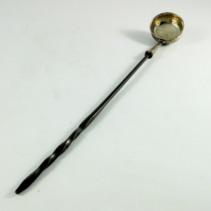 A George III Scottish Provinical silver toddy or punch ladle, Dumfries - Image 2 of 7