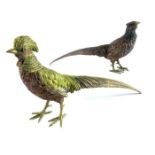 Two Austrian Bergman style Asian pheasants