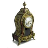 A 19th century French Boulle work and ormolu mounted clock