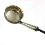 A George III Scottish Provinical silver toddy or punch ladle, Dumfries