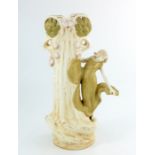 Enst Wahliss, a Royal Vienna figural vase