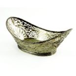 A 19th century French silver basket