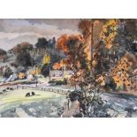 David Birch (20th century), Stanway, watercolour, signed and dated 1984, 54cm x 74cm, framed