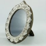 An Elizabeth II oval silver photo frame, Keyford Frames