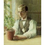 John Randall (fl.1864-1874), Man Tending Plants